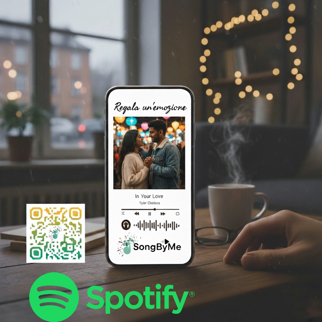 immagine prodotto canzone personalizzata con spotify